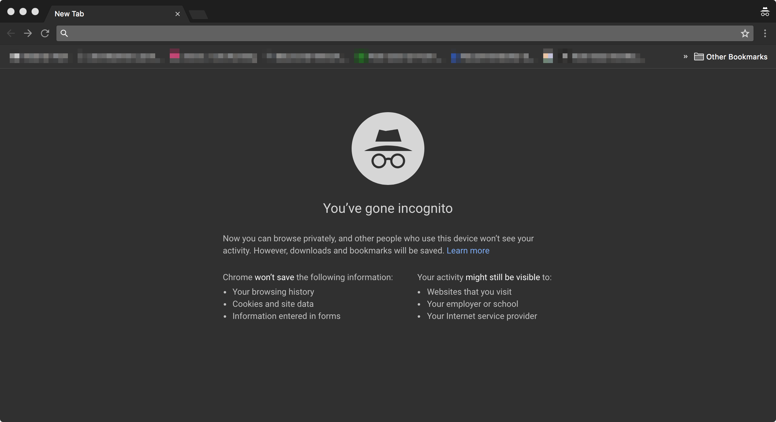 Incognito Mode in Google Chrome
