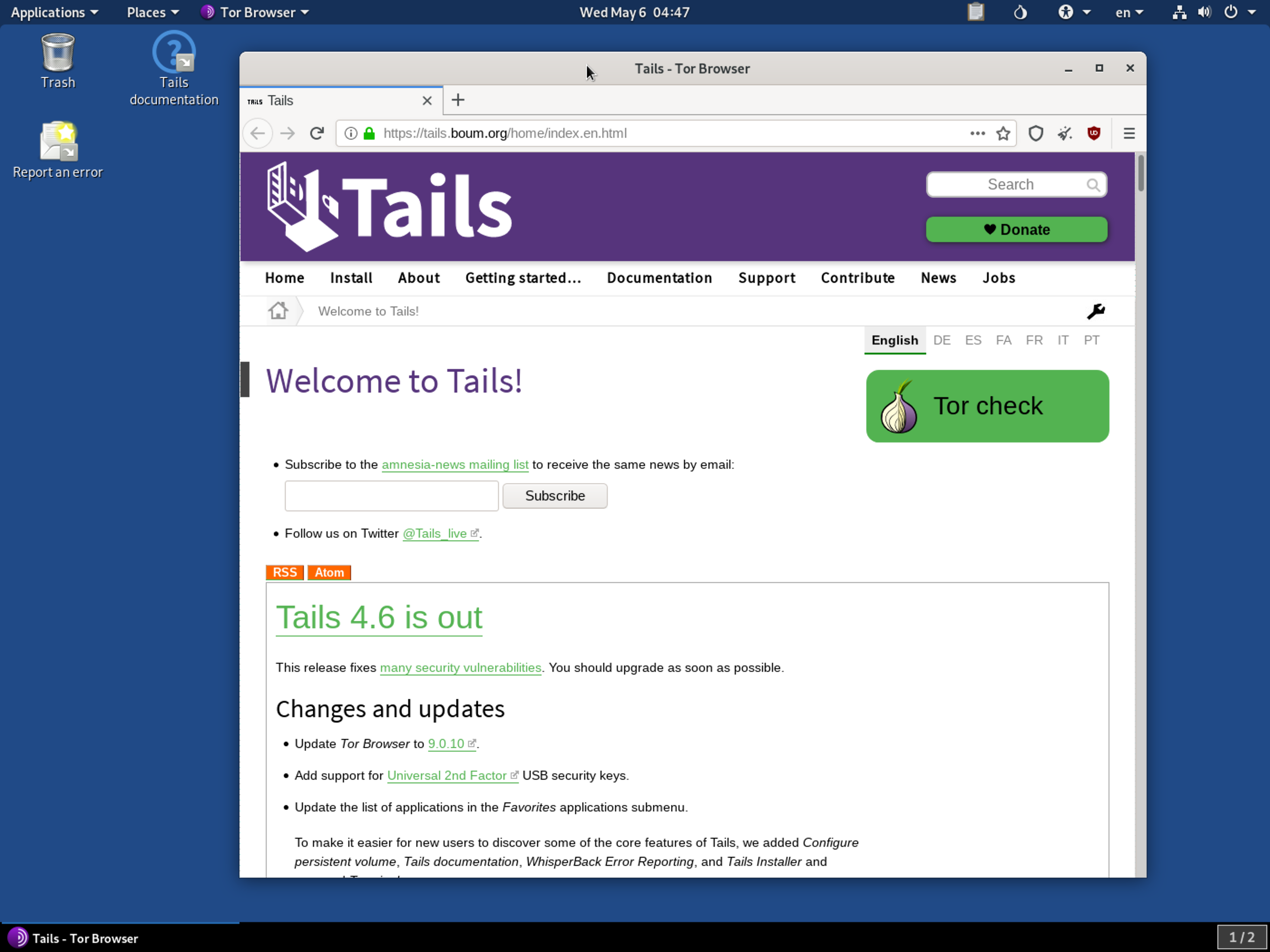 Trails Linux