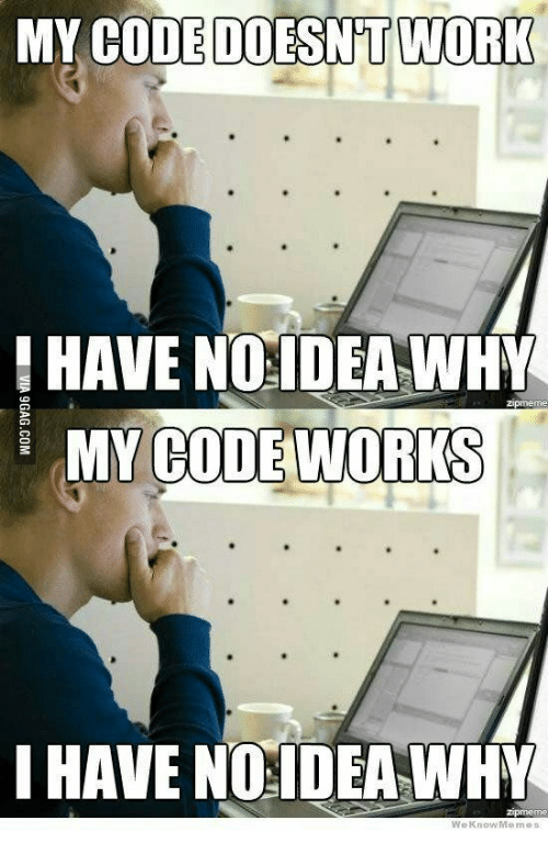 I don't know why my code works