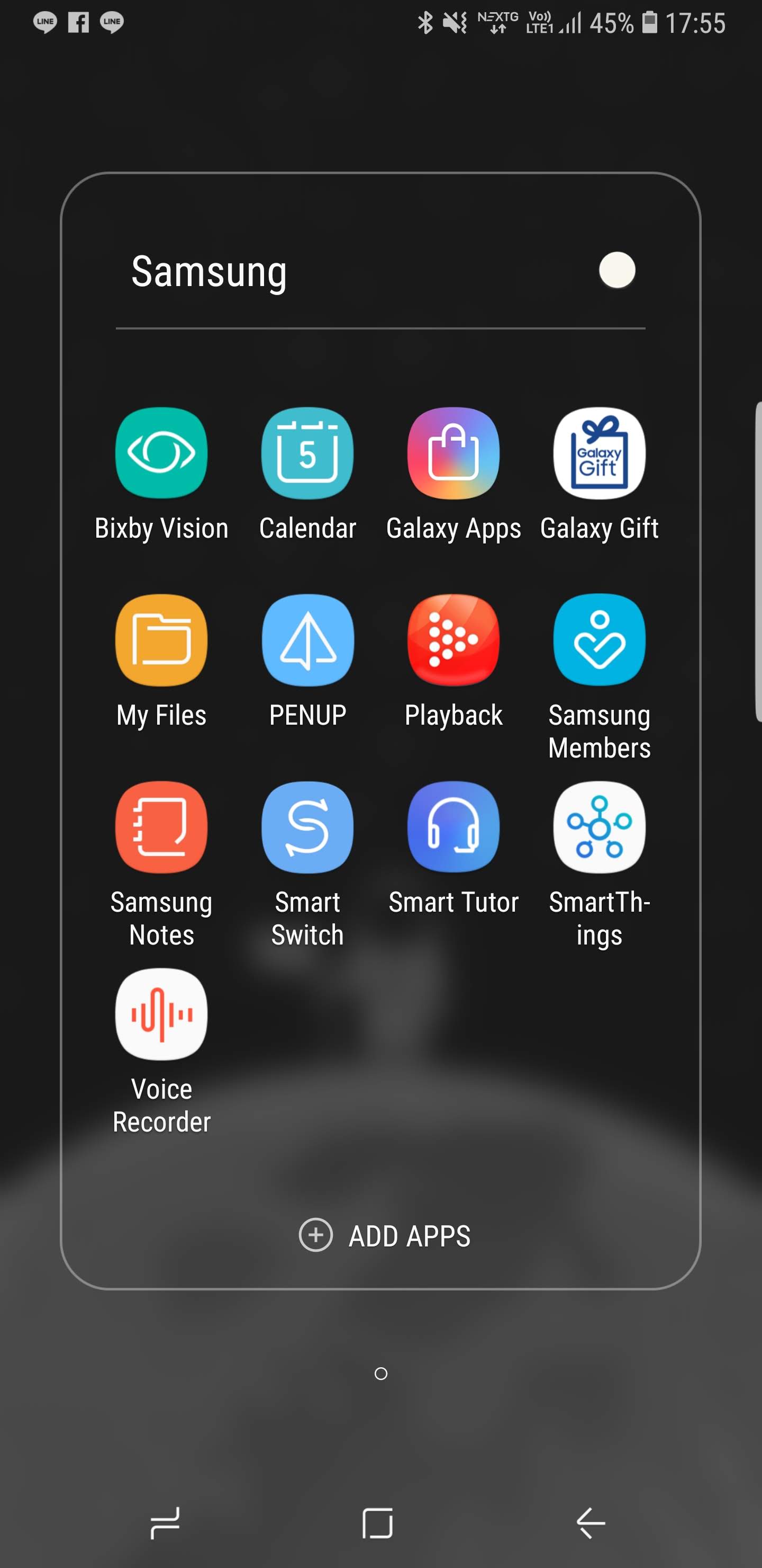 Samsung Galaxy Note 9 Samsung Apps
