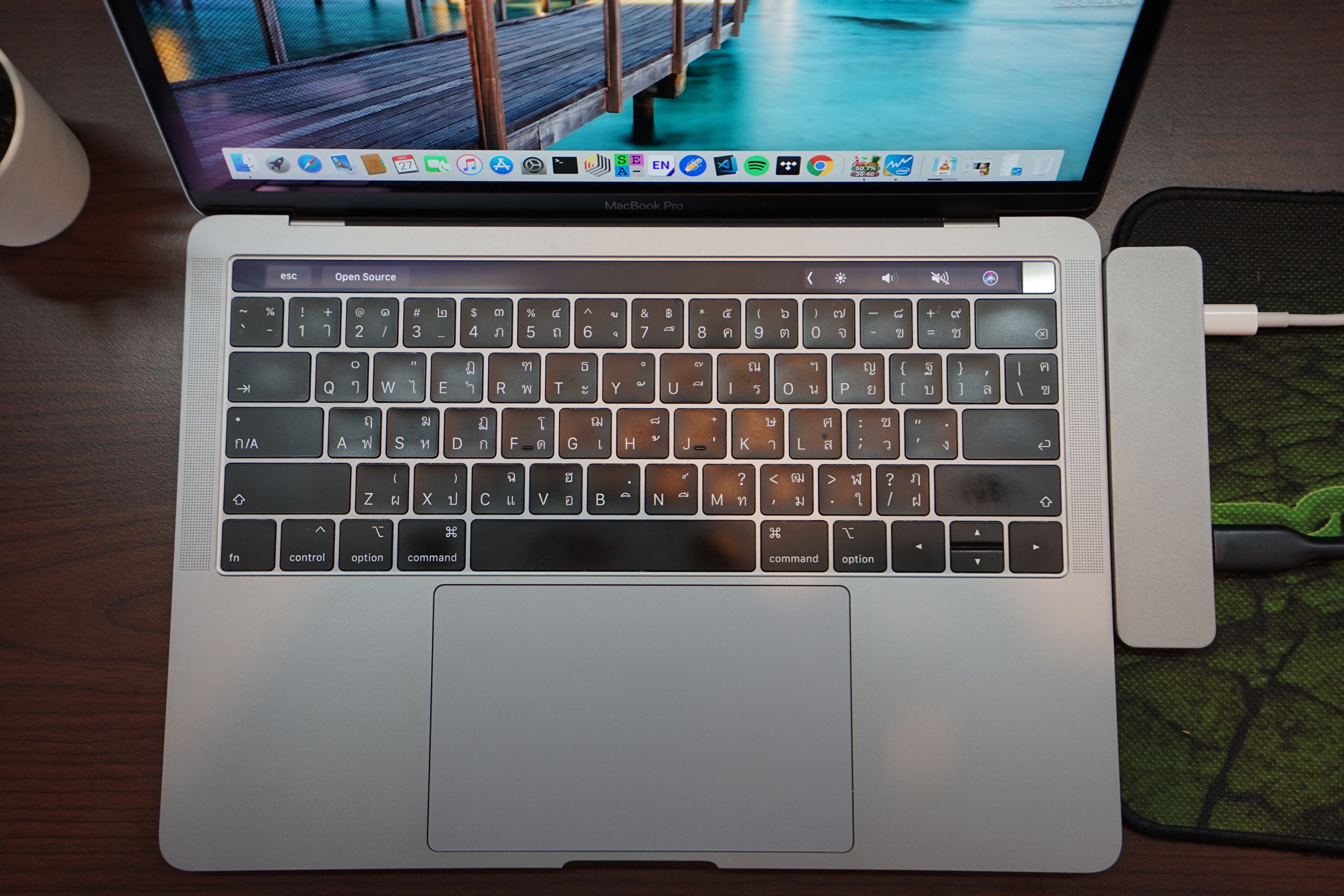 MacBook Pro 13-inch 2018 Top View