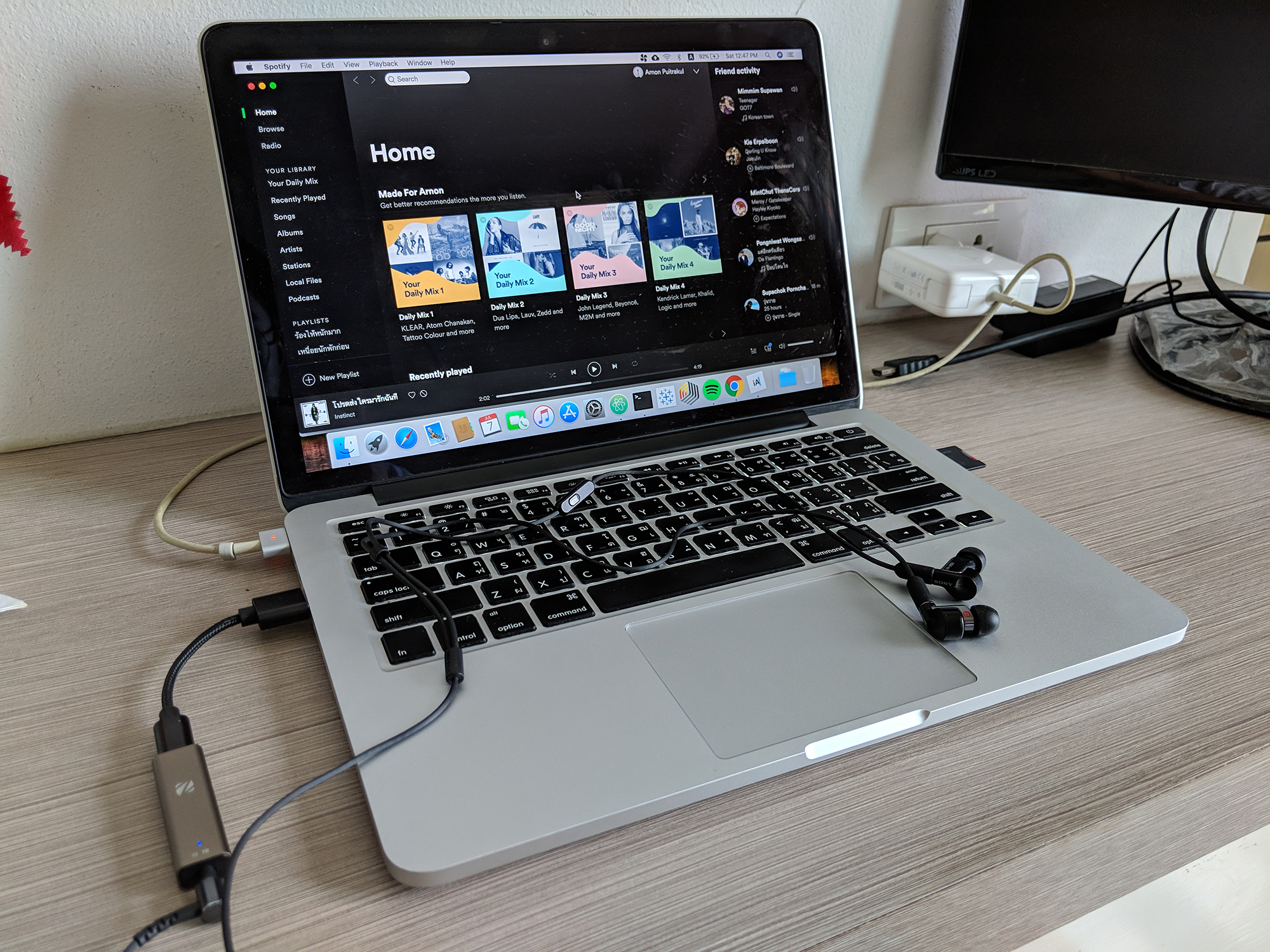 ZuperDAC-S connected Macbook Pro 2015