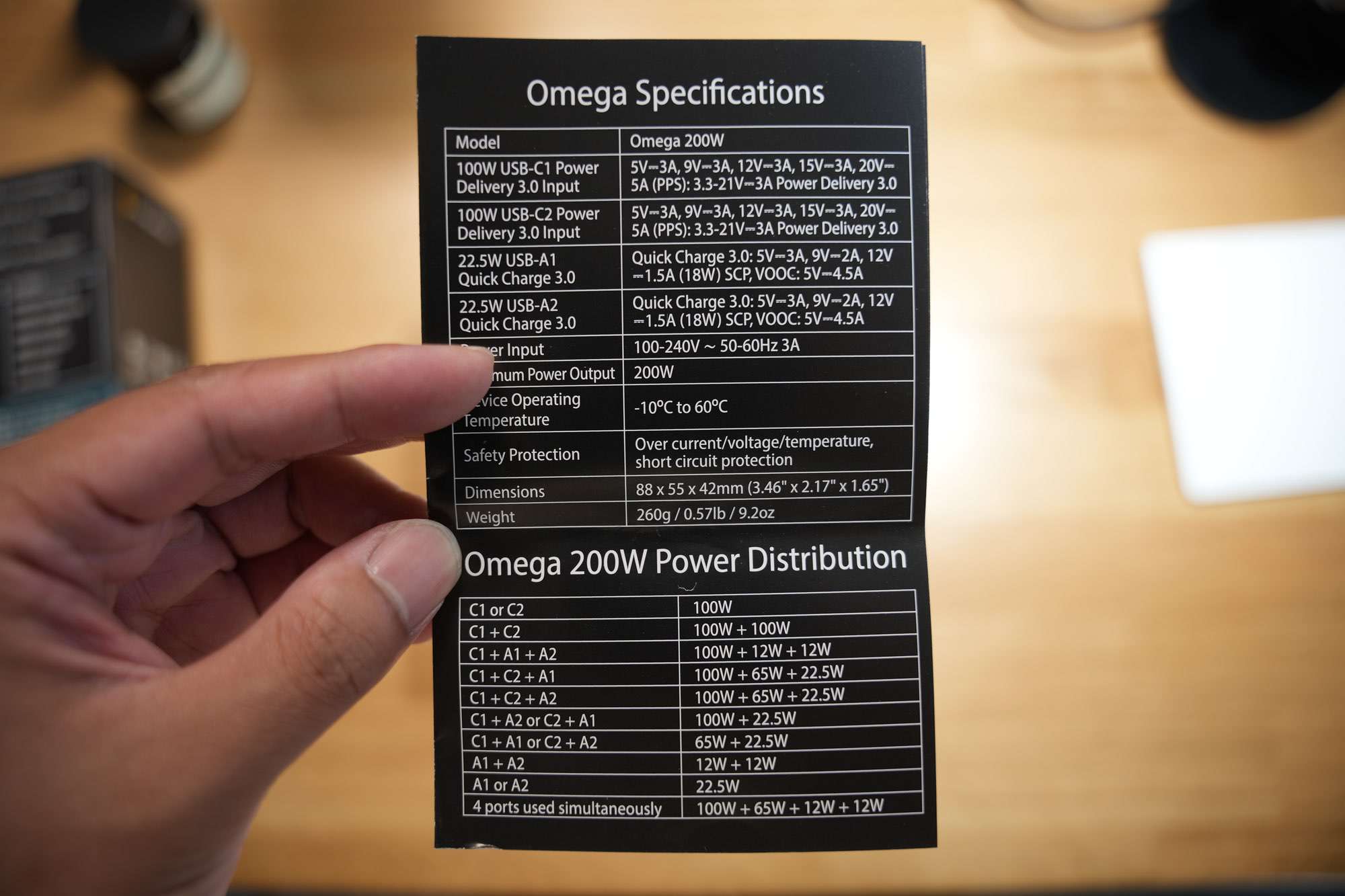 รีวิว Omega 200W GaN Charger