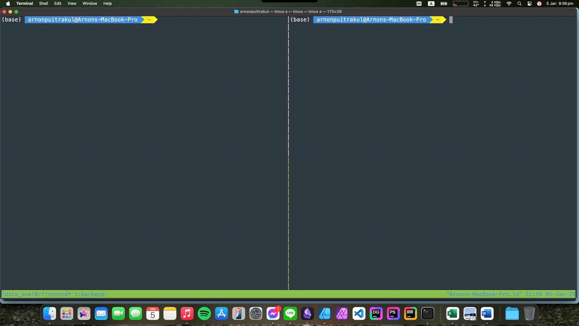 นายเองก็ดูเทพได้นะ ด้วย tmux น่ะ