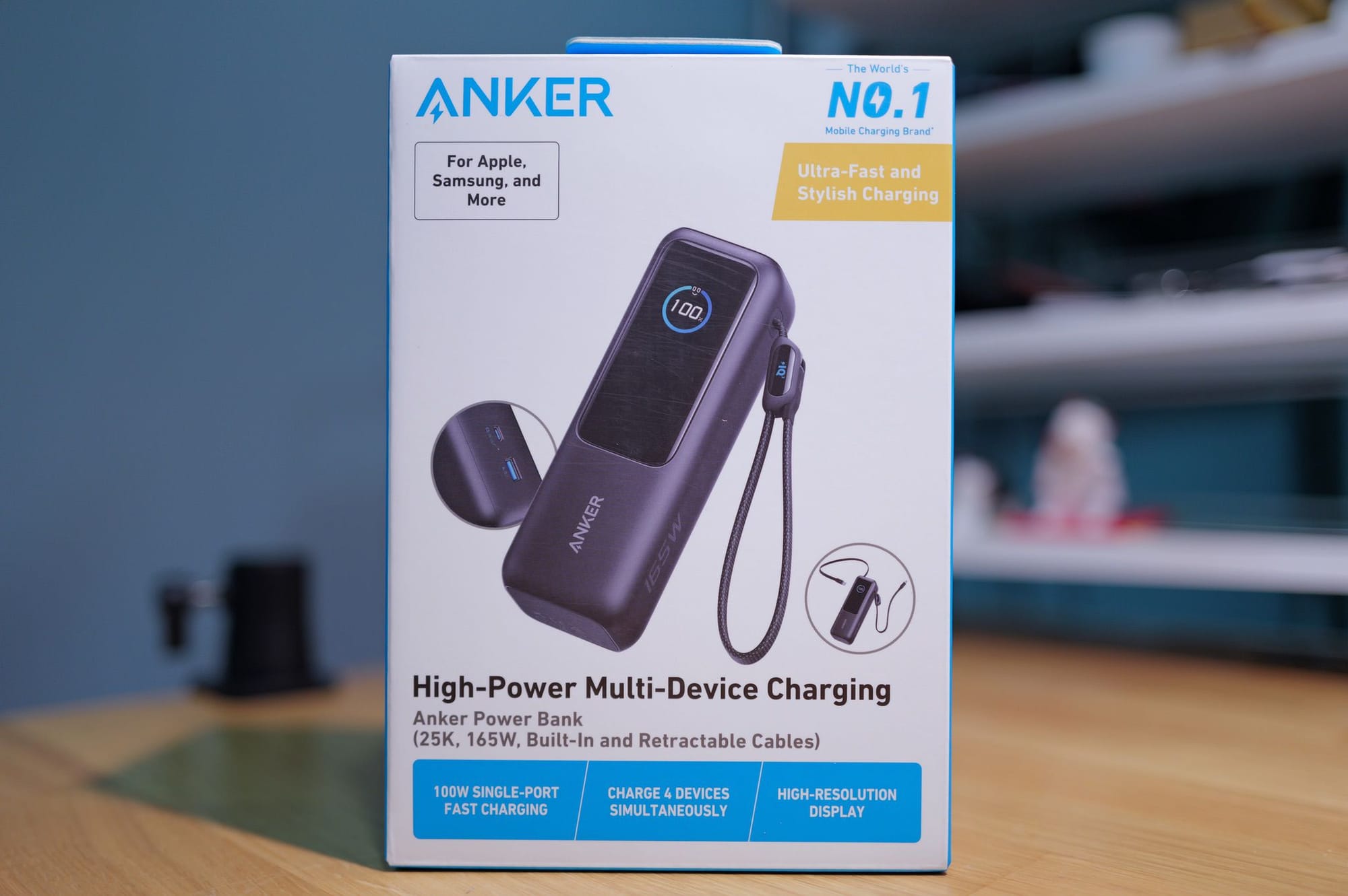 รีวิว Anker Laptop Power Bank A1695 มีสายในตัว ครบจบในตัวเดียว