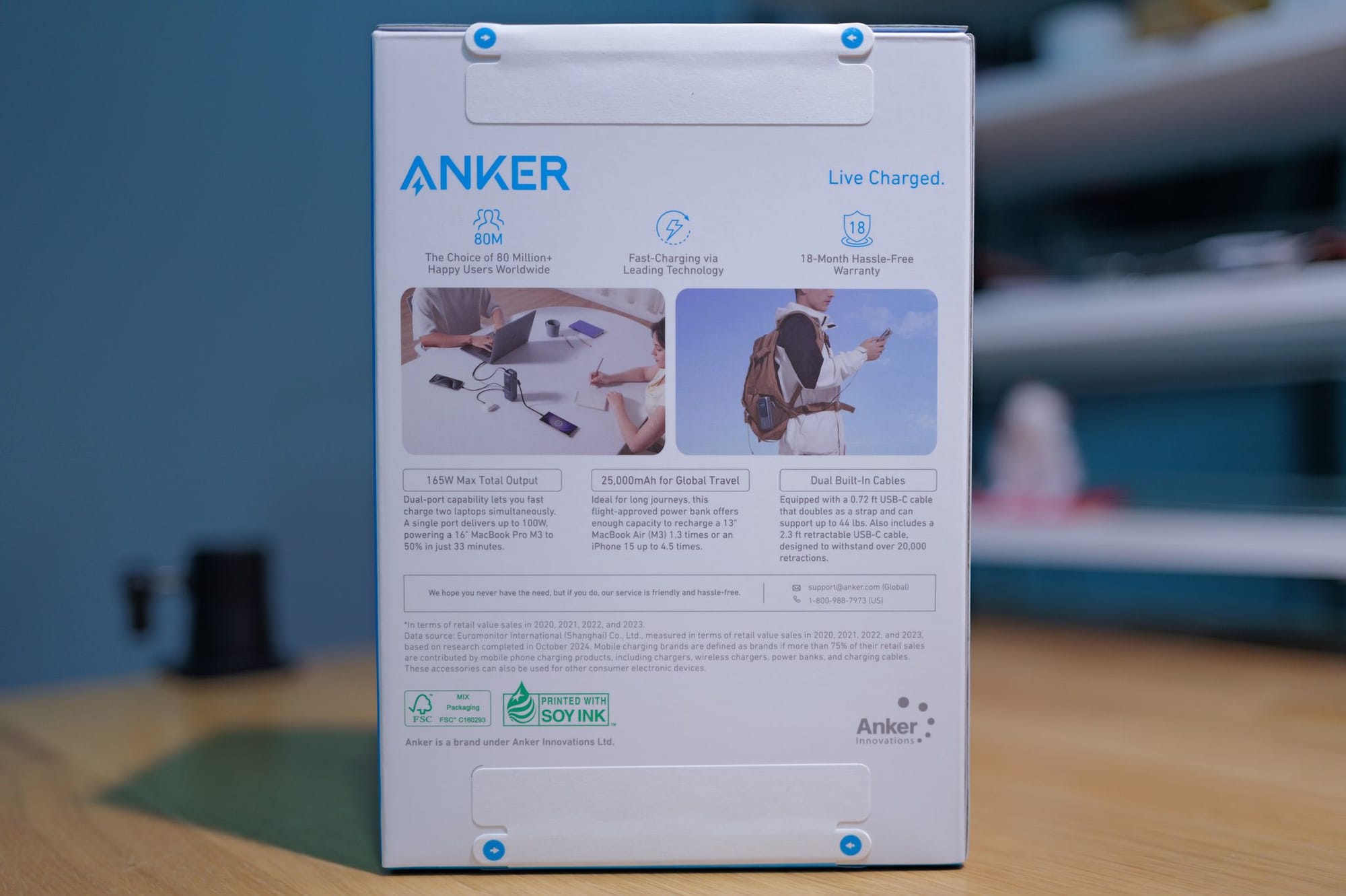 รีวิว Anker Laptop Power Bank A1695 มีสายในตัว ครบจบในตัวเดียว