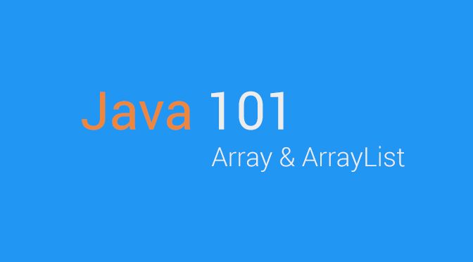 Java 101 - Array  & ArrayList (EP.4)