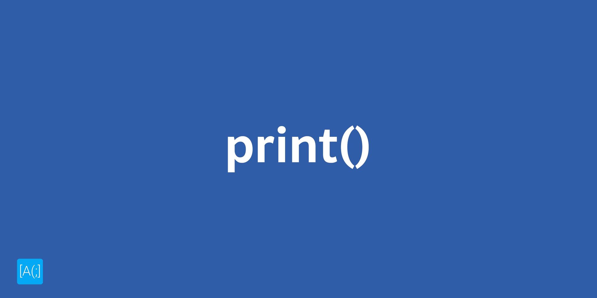 print() ใน Python จาก 0 ถึงเทพ