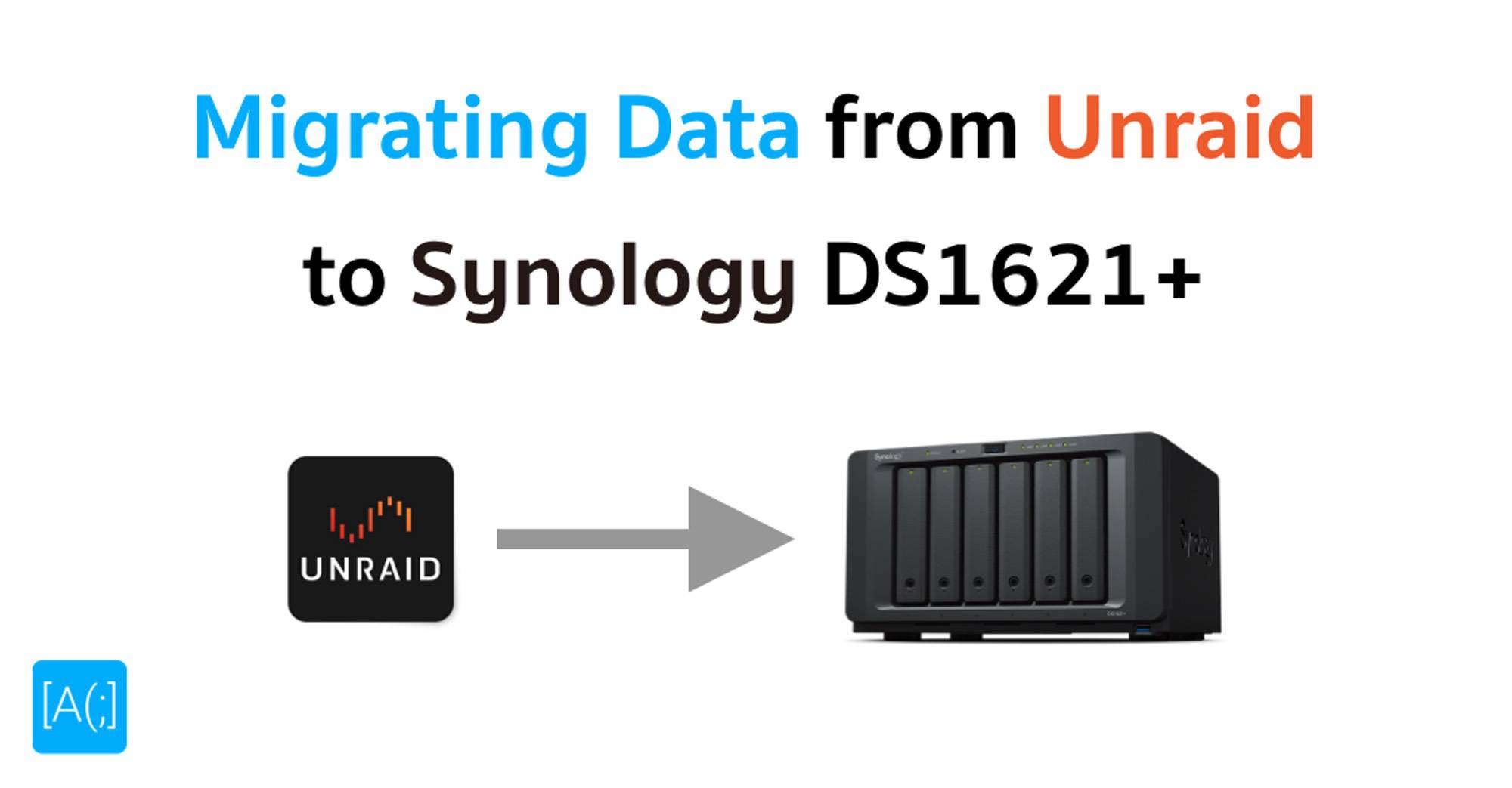 Migrating Data from Unraid to Synology DS1621+ : ปวดหัวไปหลายวัน