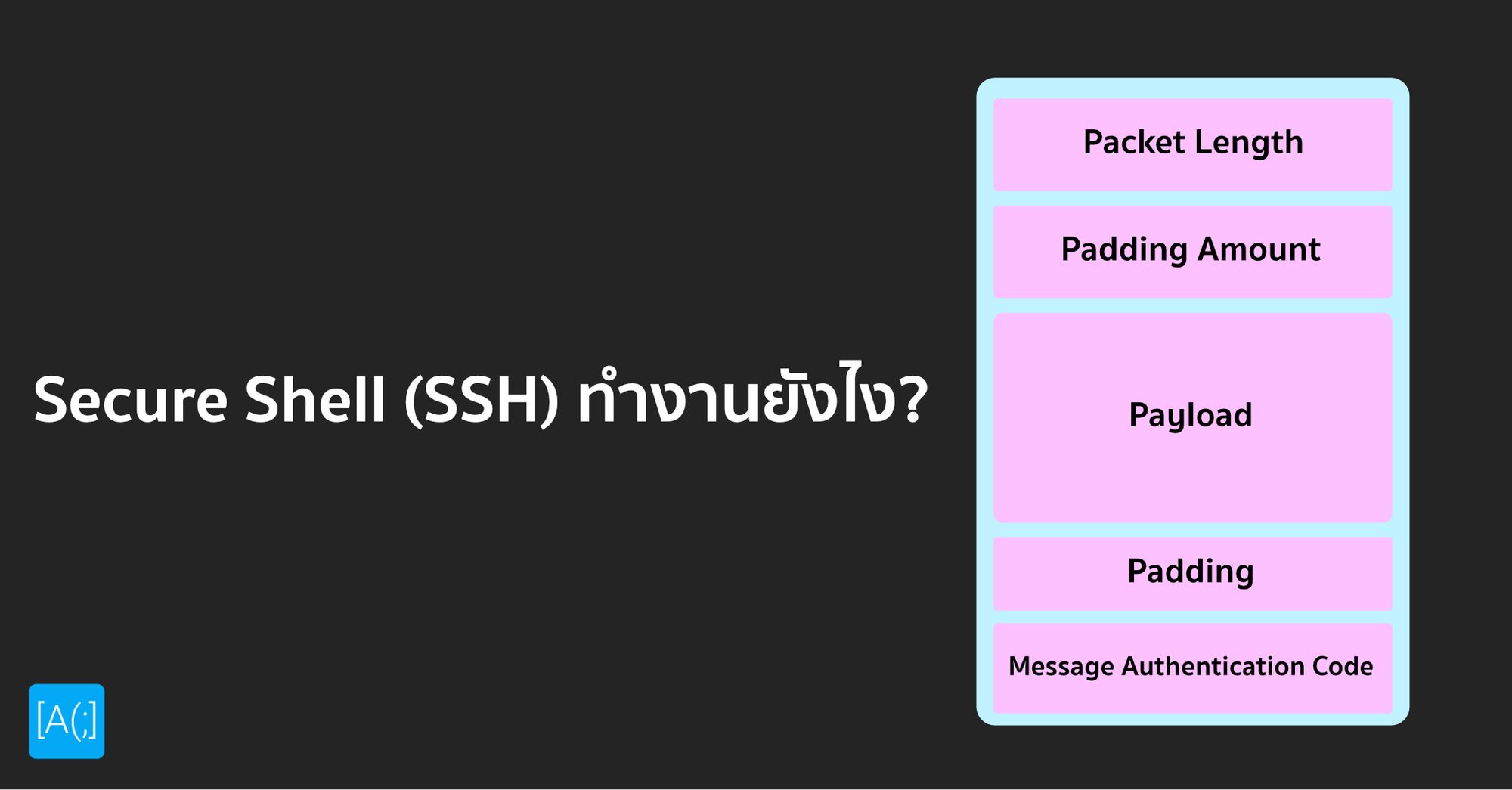 Secure Shell (SSH) ทำงานยังไง
