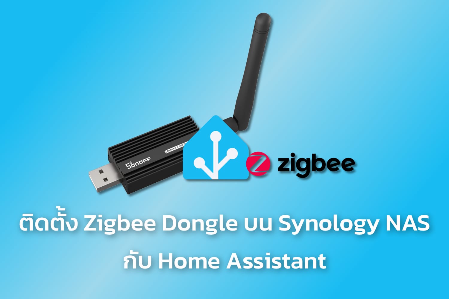 ติดตั้ง Zigbee Dongle บน Synology NAS กับ Home Assistant