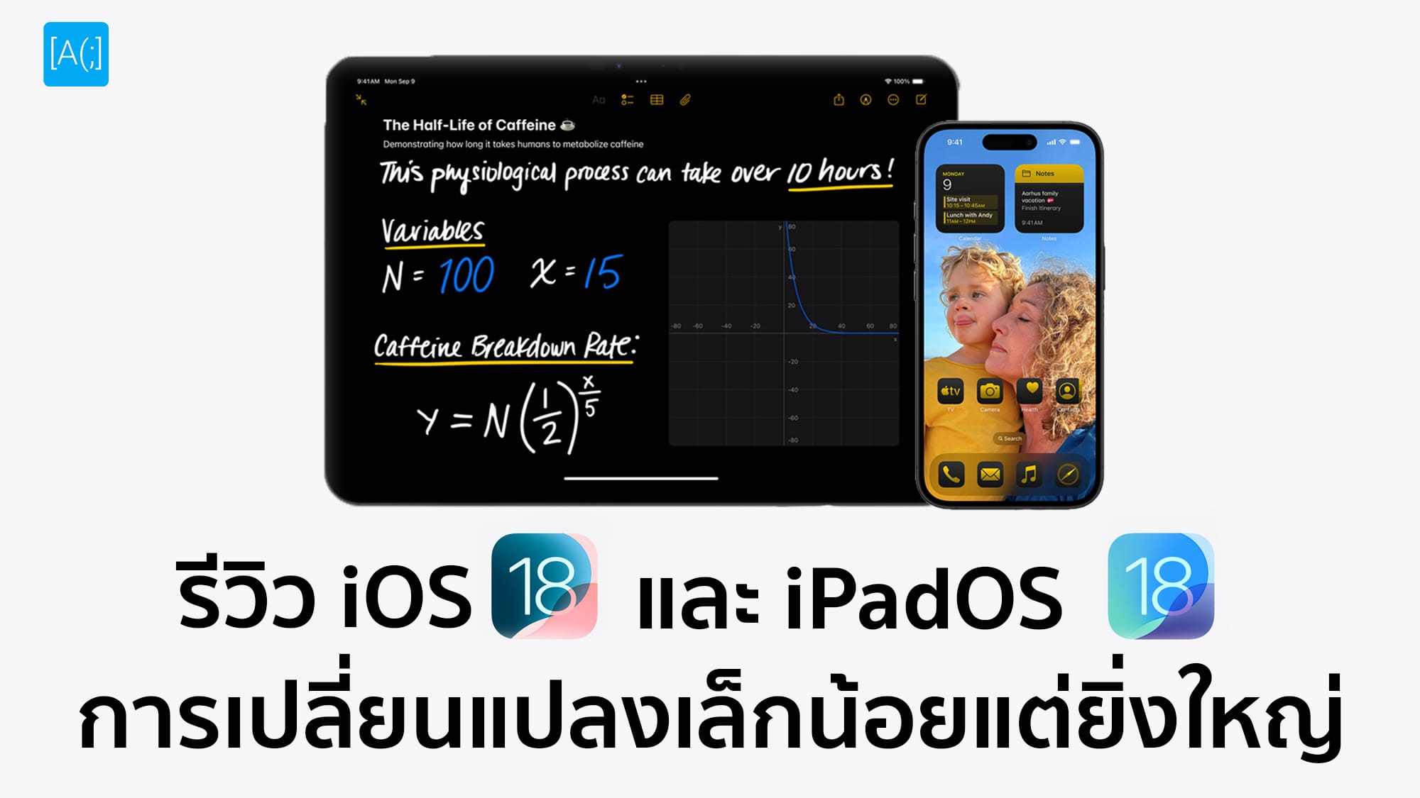 รีวิว iOS 18 การเปลี่ยนแปลงเล็กน้อยแต่ยิ่งใหญ่