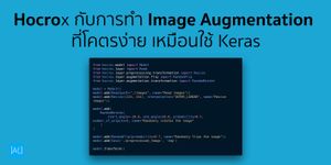 Hocrox กับการทำ Image Augmentation ที่โคตรง่าย เหมือนใช้ Keras
