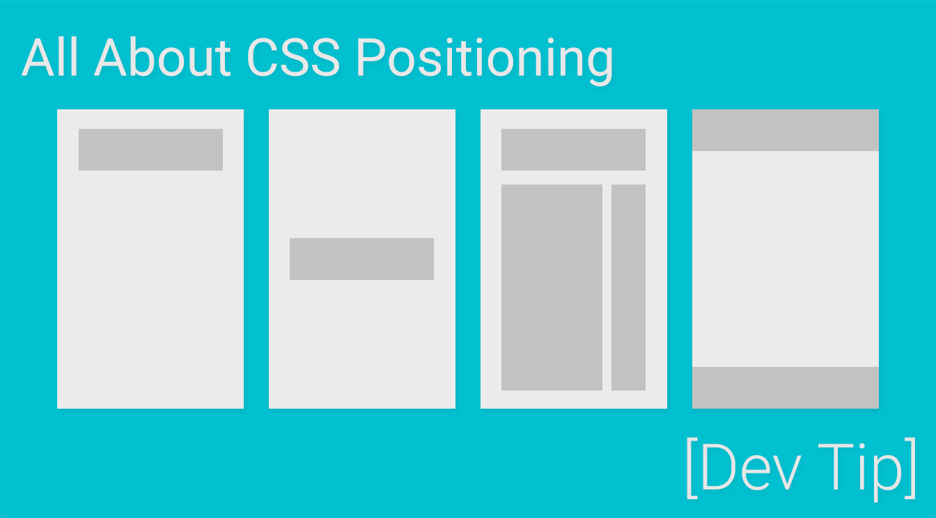 Dev Tip - CSS Positioning - Arnondora